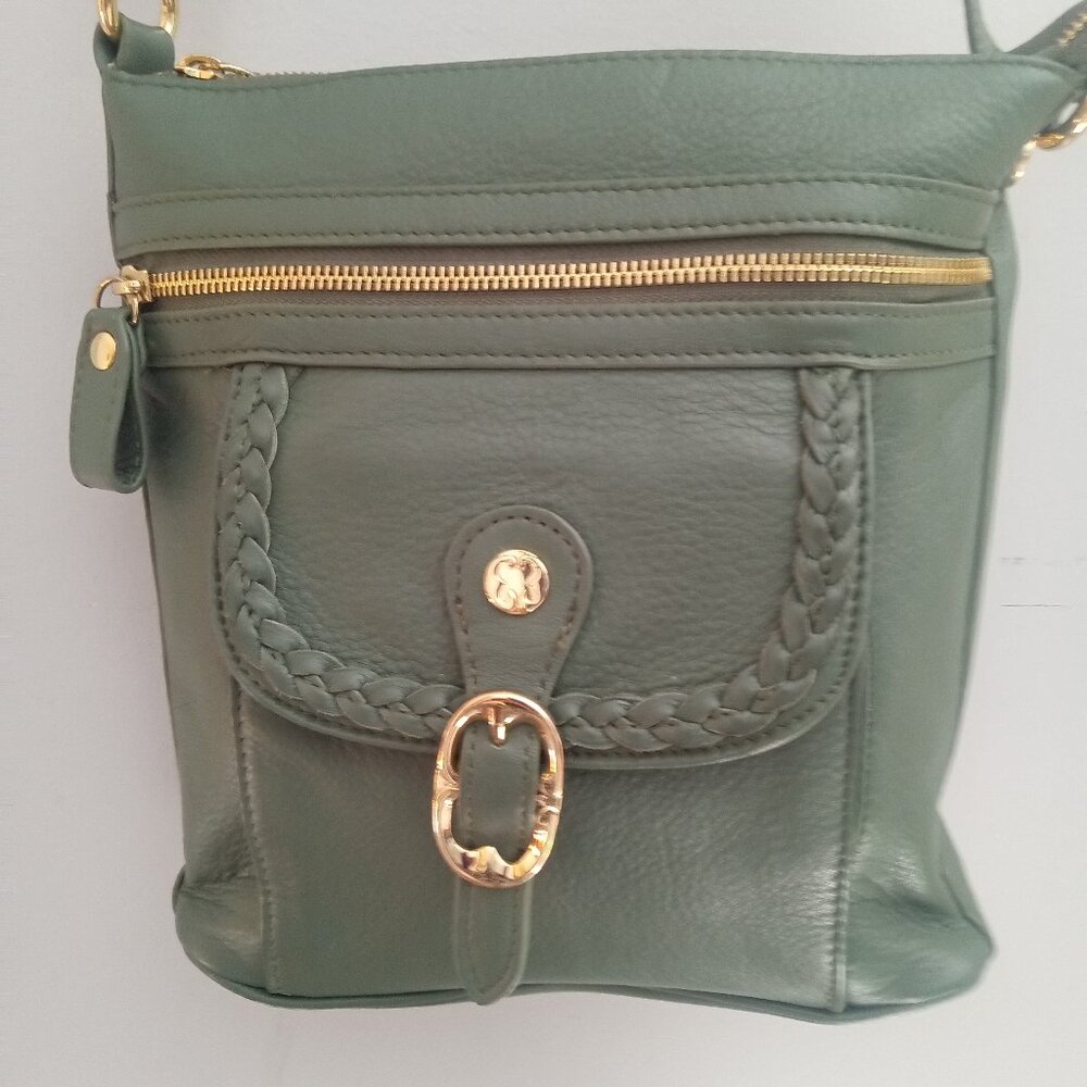 Emma Fox  leather crossbody bag